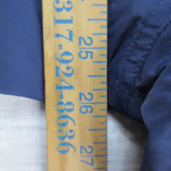 L.L. Bean Bomber Jacket Mens XLT Navy Fleece Lined Ribbed Hem & Cuff Full Zipper - Picture 9 of 12